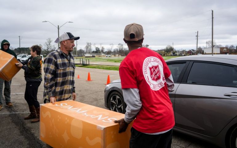 The Salvation Army Distributes Mattresses as Part of Tornado Long Term Recovery